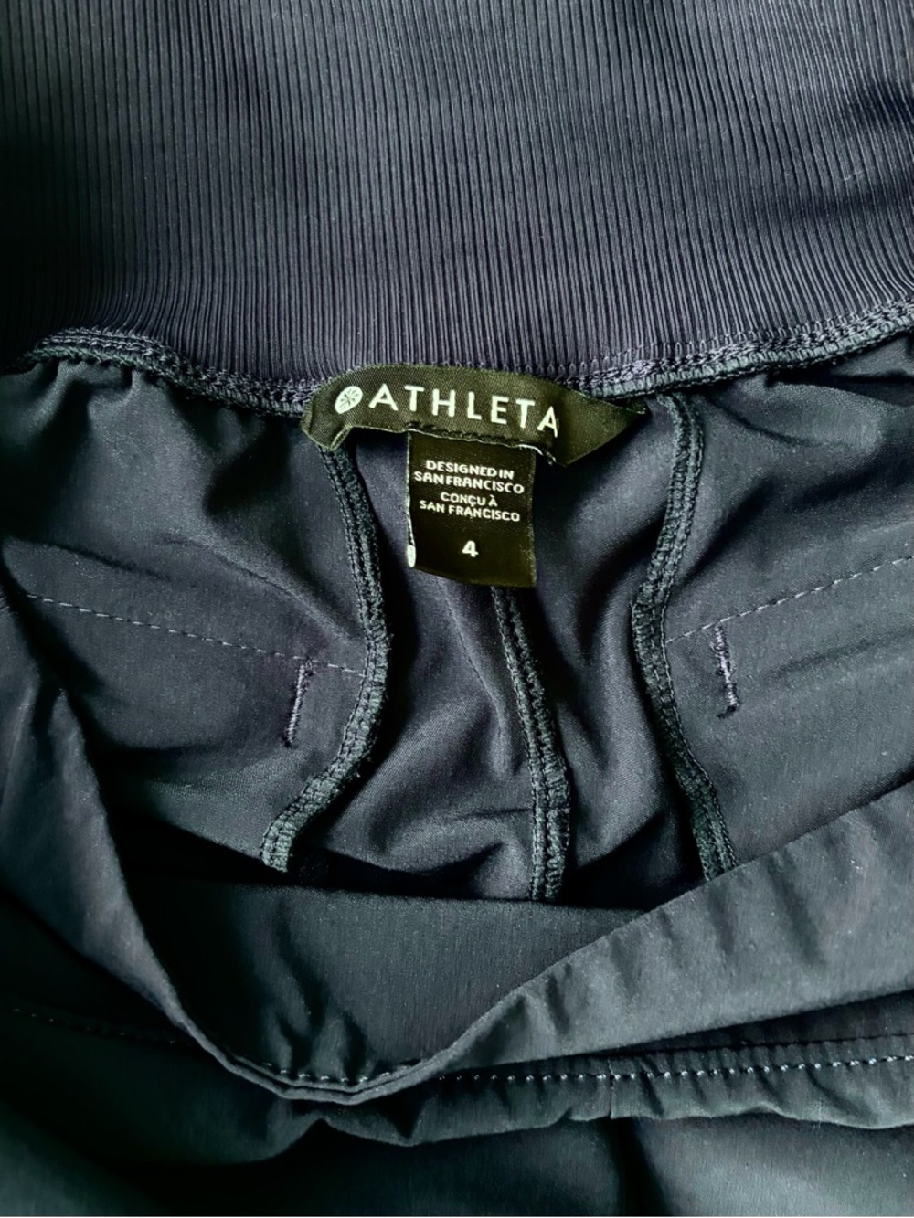 Athleta Navy Brooklyn Mid-Rise Athletic Shorts - Picture 7 of 15